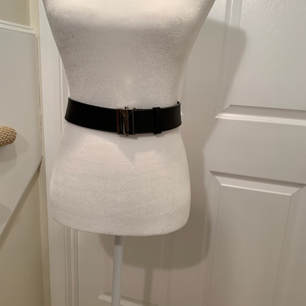 Prada authentic belt. Butter soft black strap - Picture 2 of 8